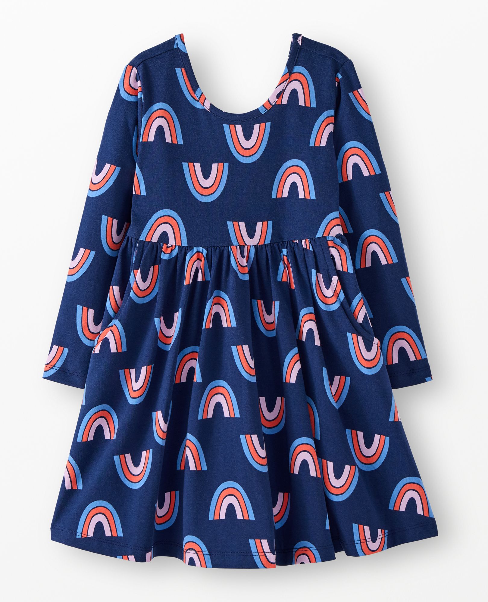 Long Sleeve Skater Dress with Pockets - Image 14