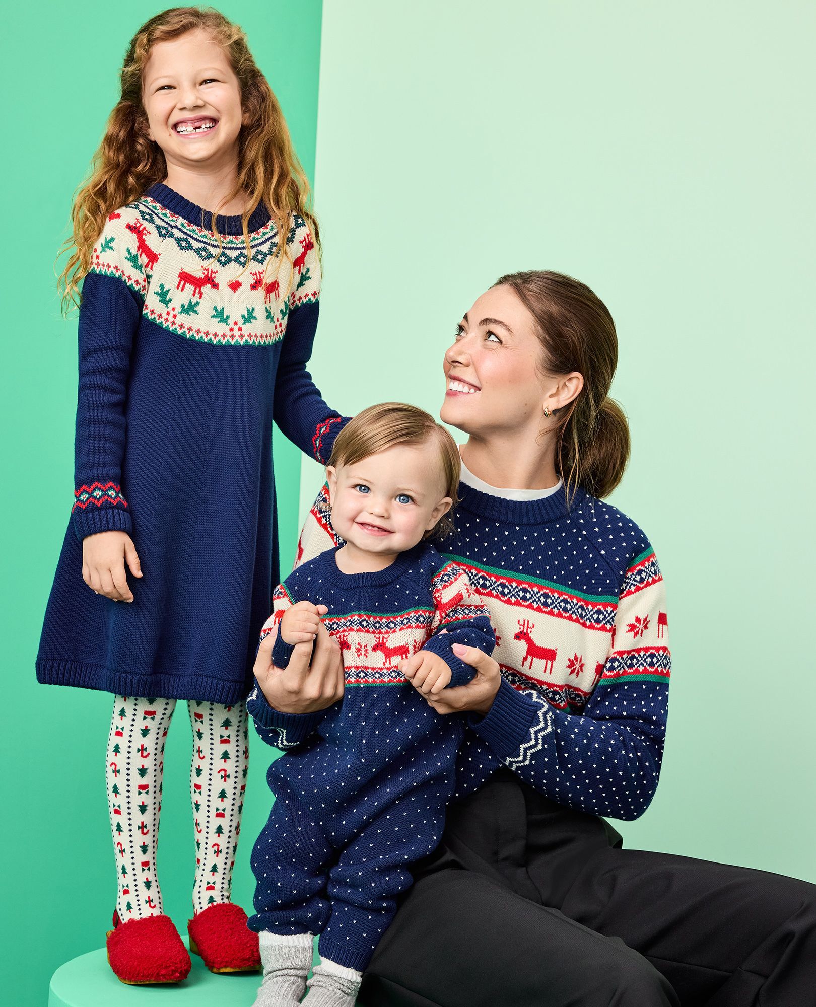 Holiday Dear Deer Sweater Dress - Image 6