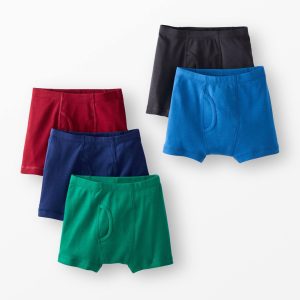5-Pack Organic Cotton Boxer Briefs