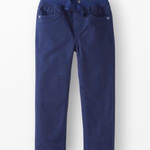 Slim Fit Twill Pull-On Pants