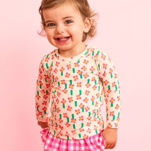 Baby Rashguard & Skirted Bikini Bottom Set