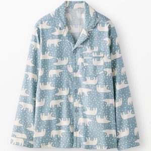 Adult Holiday Flannel Pajama Top