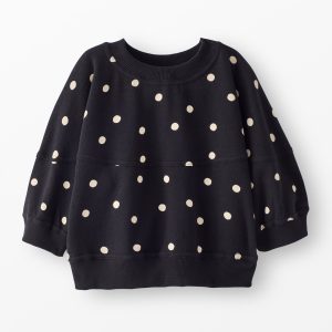 3/4 Sleeve French Terry Bubble Sweatshirt