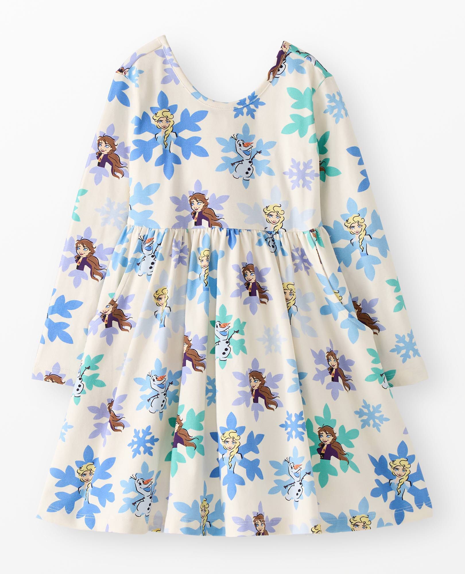 Long Sleeve Disney Princess Skater Dress - Image 4