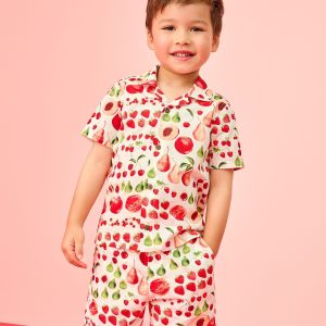 Lisa Says Gah Button Up Shirt & Shorts Set