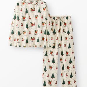 Women's Dr. Seuss Grinch Flannel Pajama Set