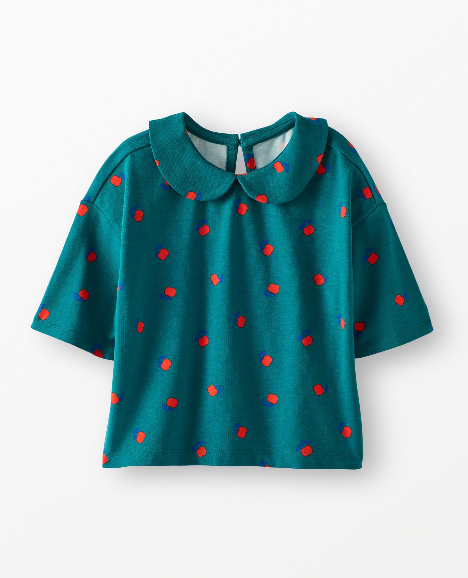 Elbow-Sleeve Collared T-Shirt - Image 10