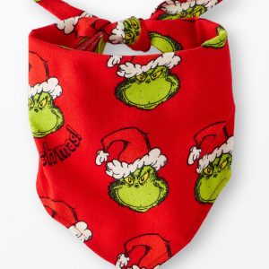 Dr. Seuss Grinch Flannel Dog Bandana