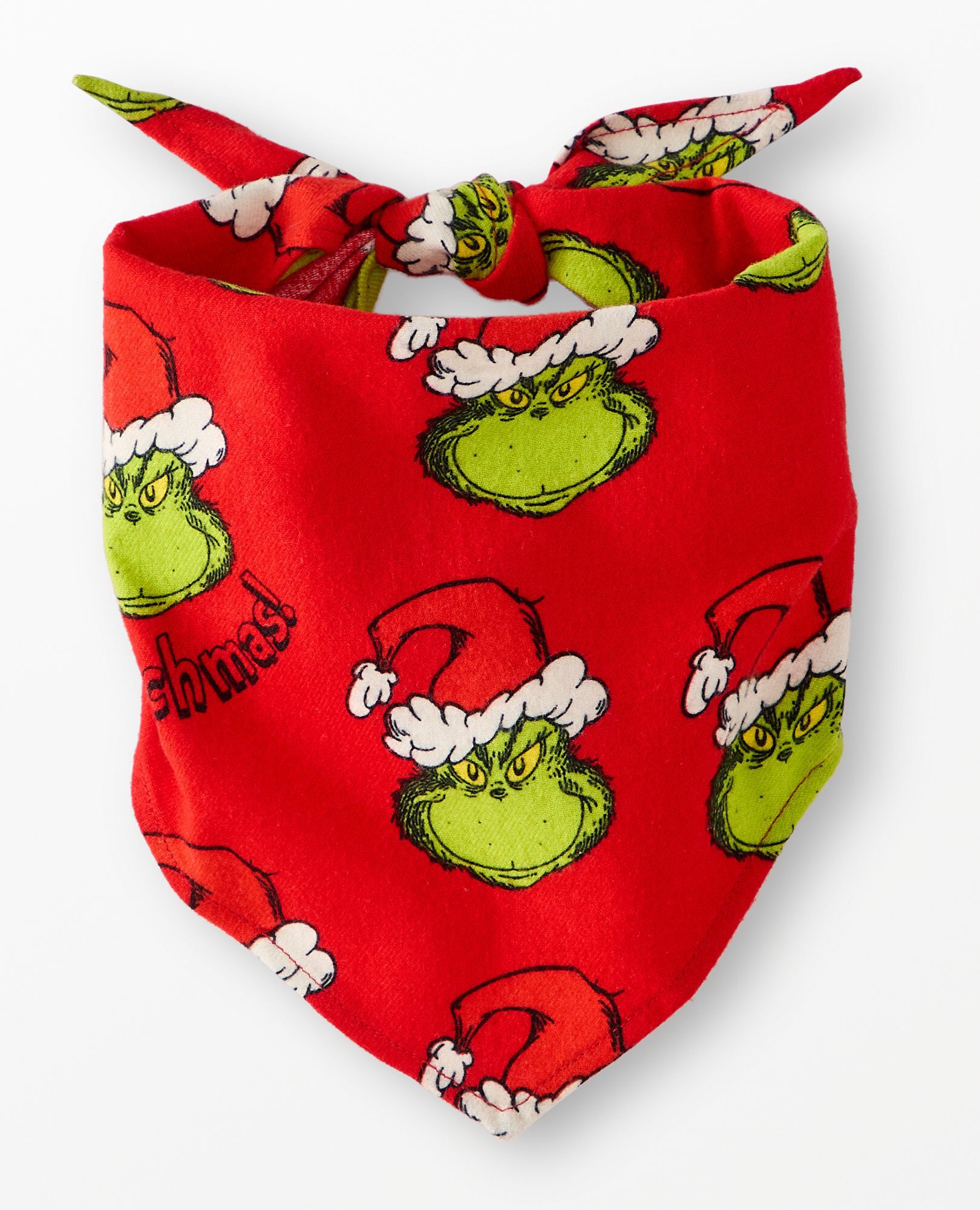 Dr. Seuss Grinch Flannel Dog Bandana