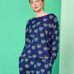 Women's Holiday Wide Leg Pajama Set