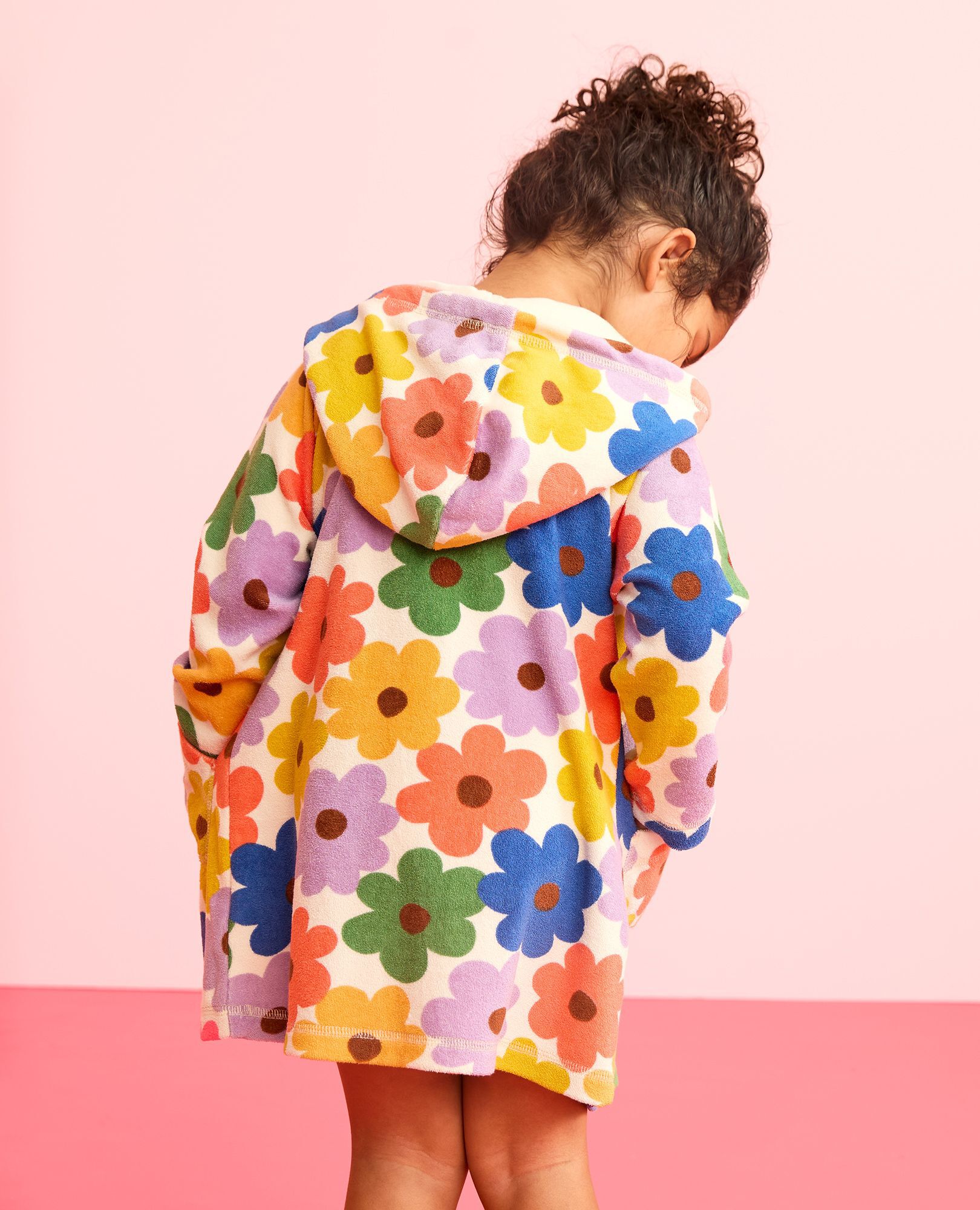 Long Sleeve Loop Terry Hoodie Cover Up - Image 8