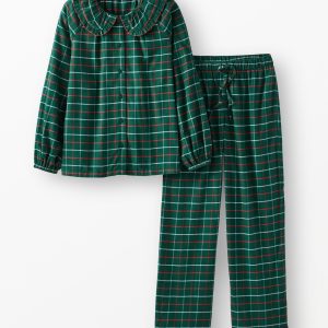 Women's Holiday HannaSoft? Flannel Ruffle Pajama Set