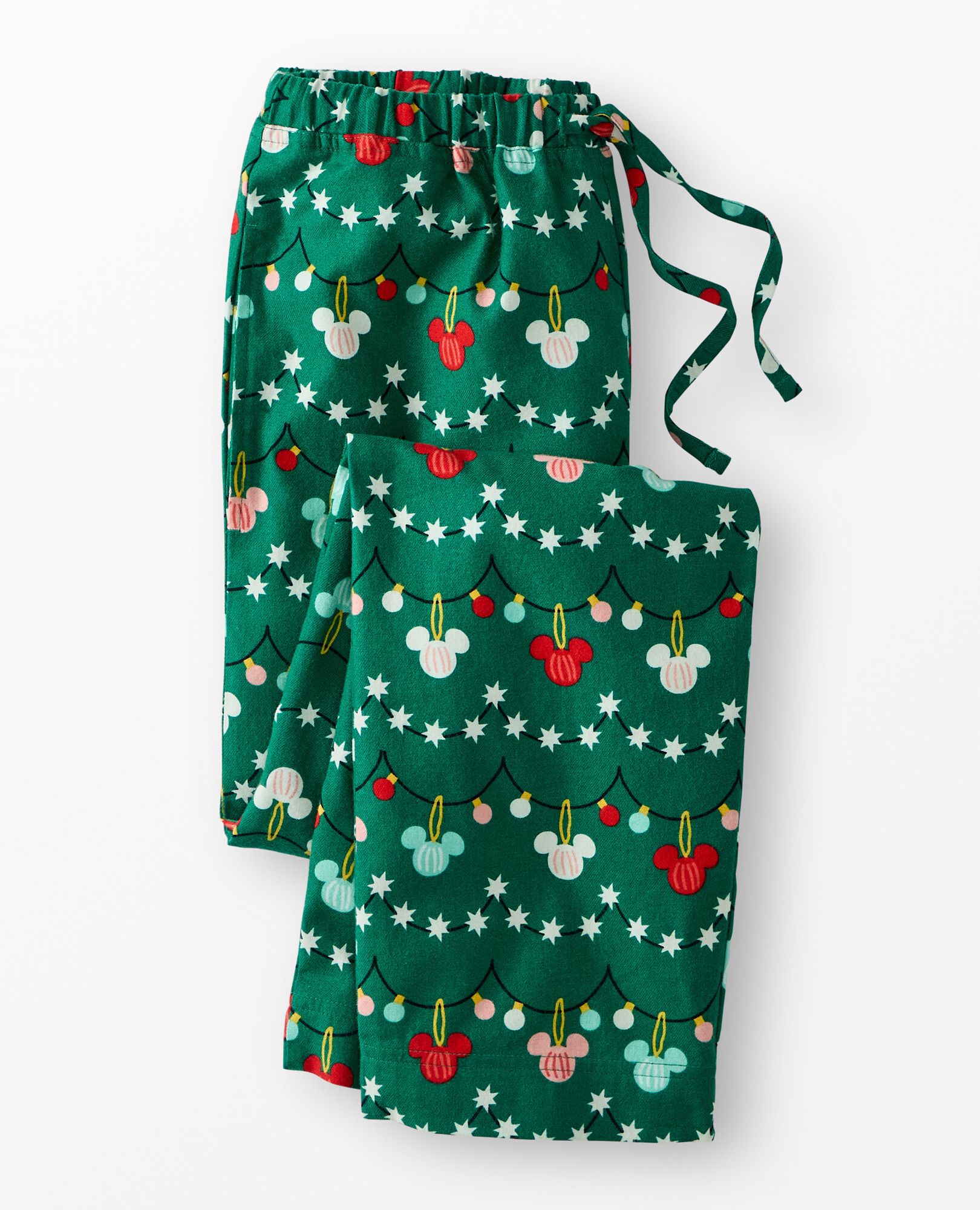 Adult Disney Mickey Mouse Holiday Flannel Pajama Pants