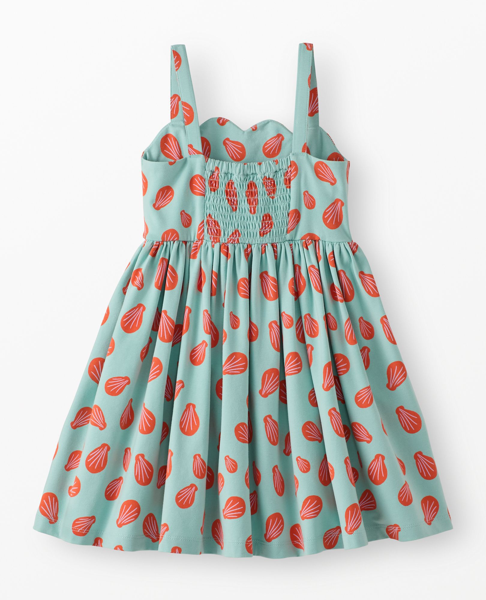 Sleeveless Scalloped Skater Dress with Pockets - Image 6