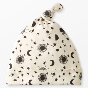 Baby Layette Top Knot Beanie
