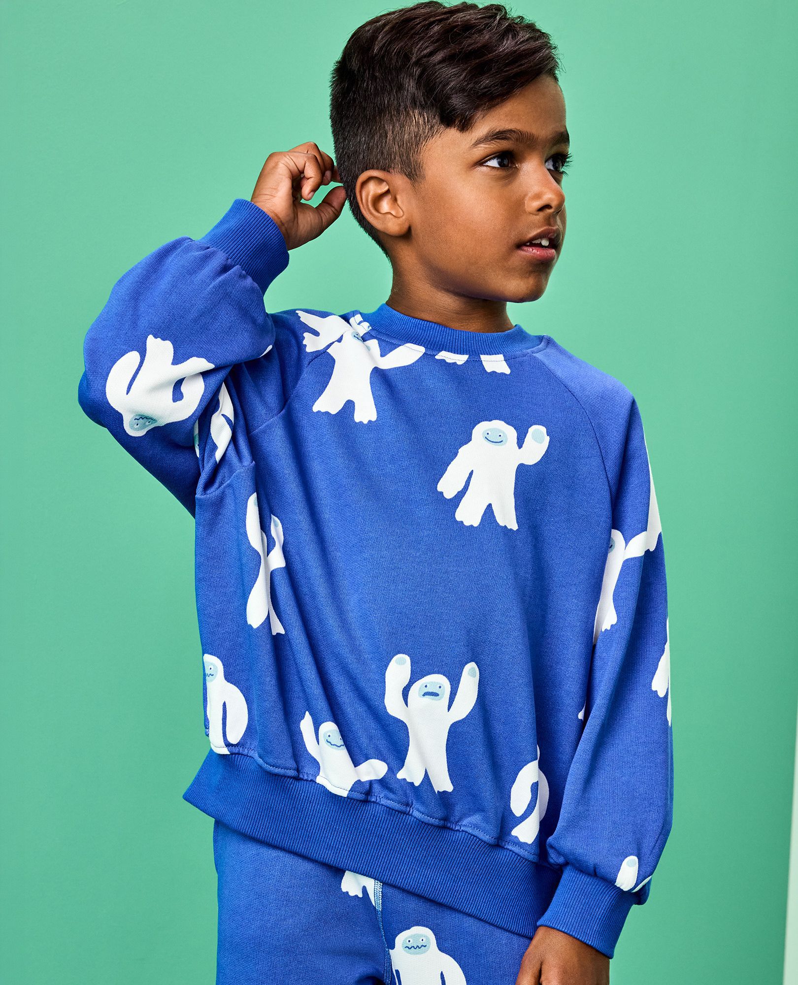 Holiday French Terry Bubble Sweatshirt