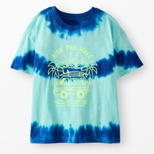 Relaxed Fit Tye-Dye Graphic T-Shirt