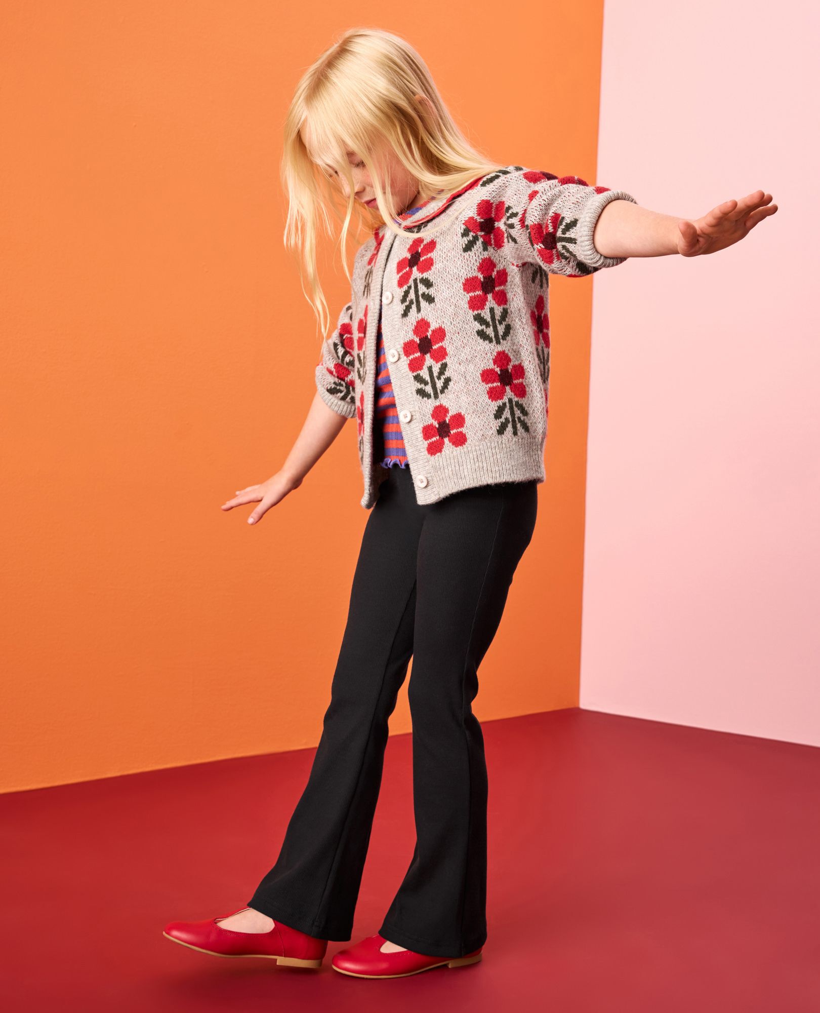 Ribbed Flare Leggings - Image 2