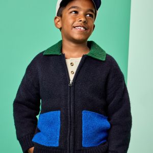 Colorblock Sweater Jacket