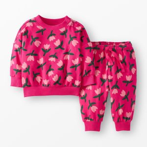 Baby French Terry Sweatshirt & Sweatpants Set