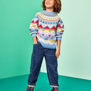 Denim Barrel Pants