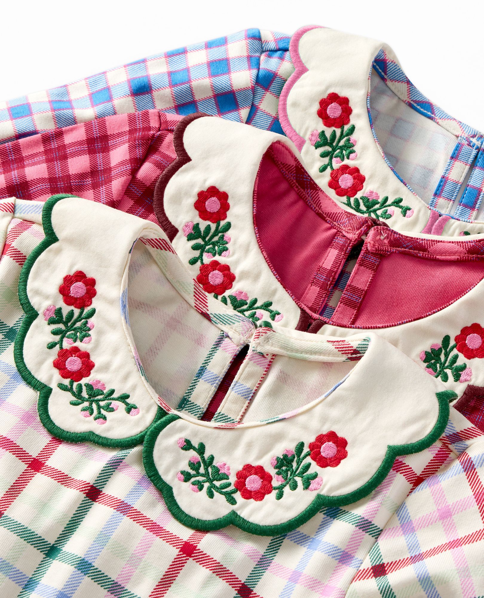 Long Sleeve Collared Skater Dress with Pockets - Image 4
