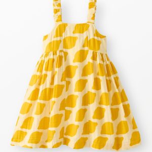 Sleeveless Muslin Dress with Pockets