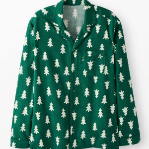 Adult Holiday Flannel Pajama Top