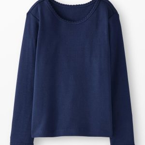 Long-Sleeve Ribbed T-Shirt
