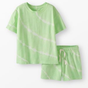 Relaxed Fit Tie-Dye T-Shirt & Shorts Set
