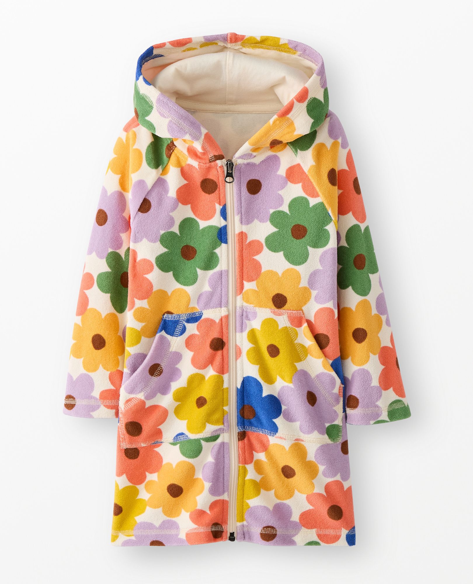 Long Sleeve Loop Terry Hoodie Cover Up - Image 7