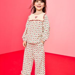 Holiday Flannel Bib Pajama Set