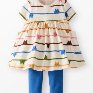Baby Pocket Dress & Leggings Set
