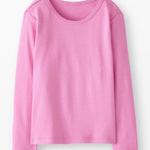 Long-Sleeve Ribbed T-Shirt