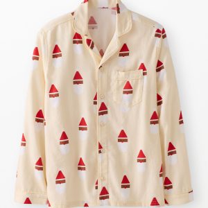 Adult Holiday Flannel Pajama Top
