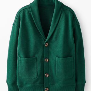 French Terry Shawl Collar Cardigan