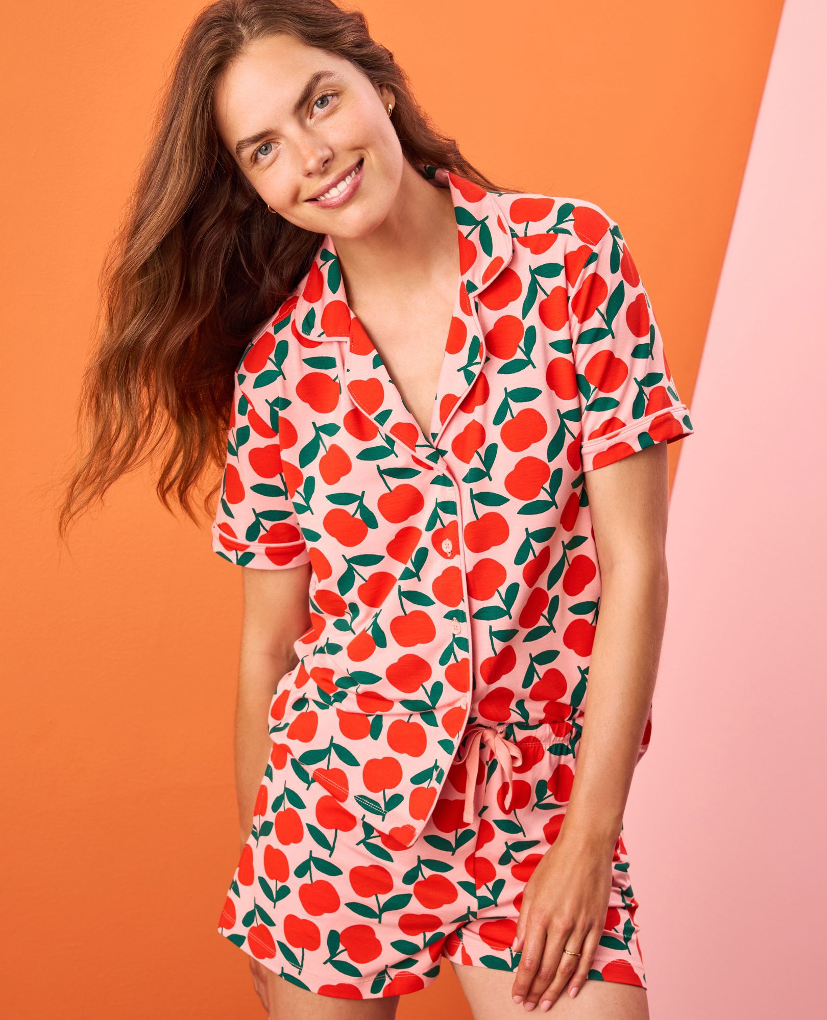 Women's Short Sleeve HannaSoft? Pajama Set
