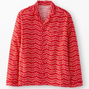 Adult Holiday Flannel Pajama Top