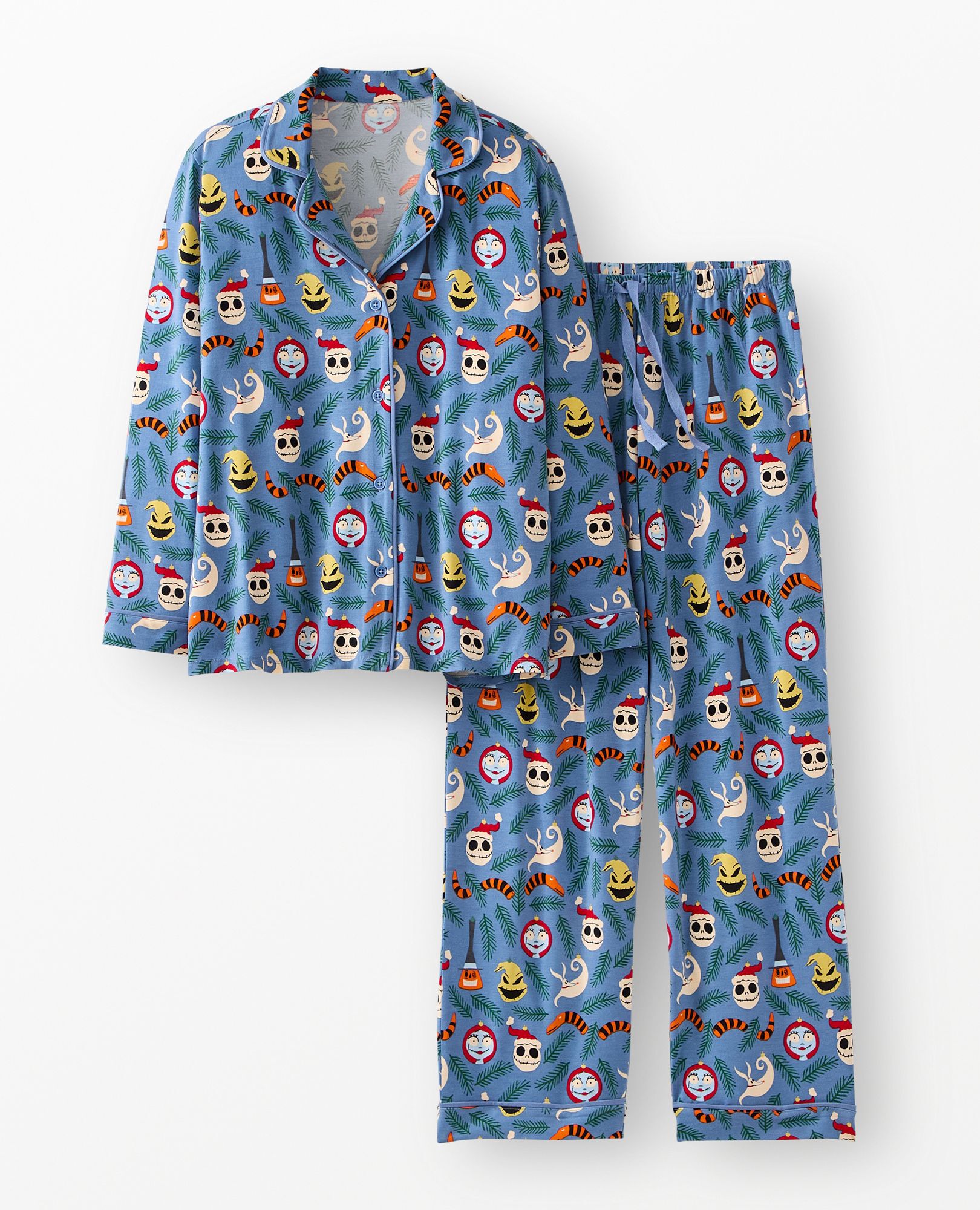 Women's Disney Tim Burton's The Nightmare Before Christmas Long Sleeve HannaSoft? Pajama Set