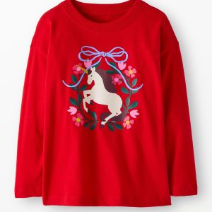 Holiday Long Sleeve Relaxed Fit Graphic T-Shirt
