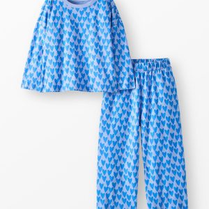 Long Sleeve Top & Wide Leg Pants Set