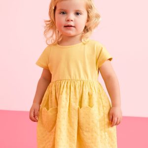 Baby Tulip Pocket Dress & Bloomers Set
