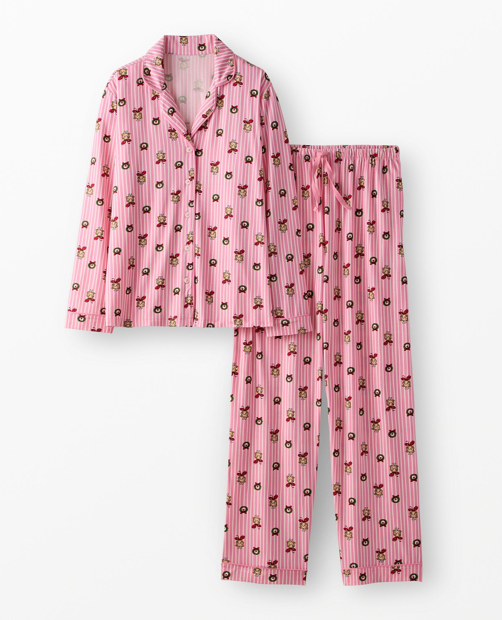 Women's Dr. Seuss Grinch Long Sleeve HannaSoft? Pajama Set