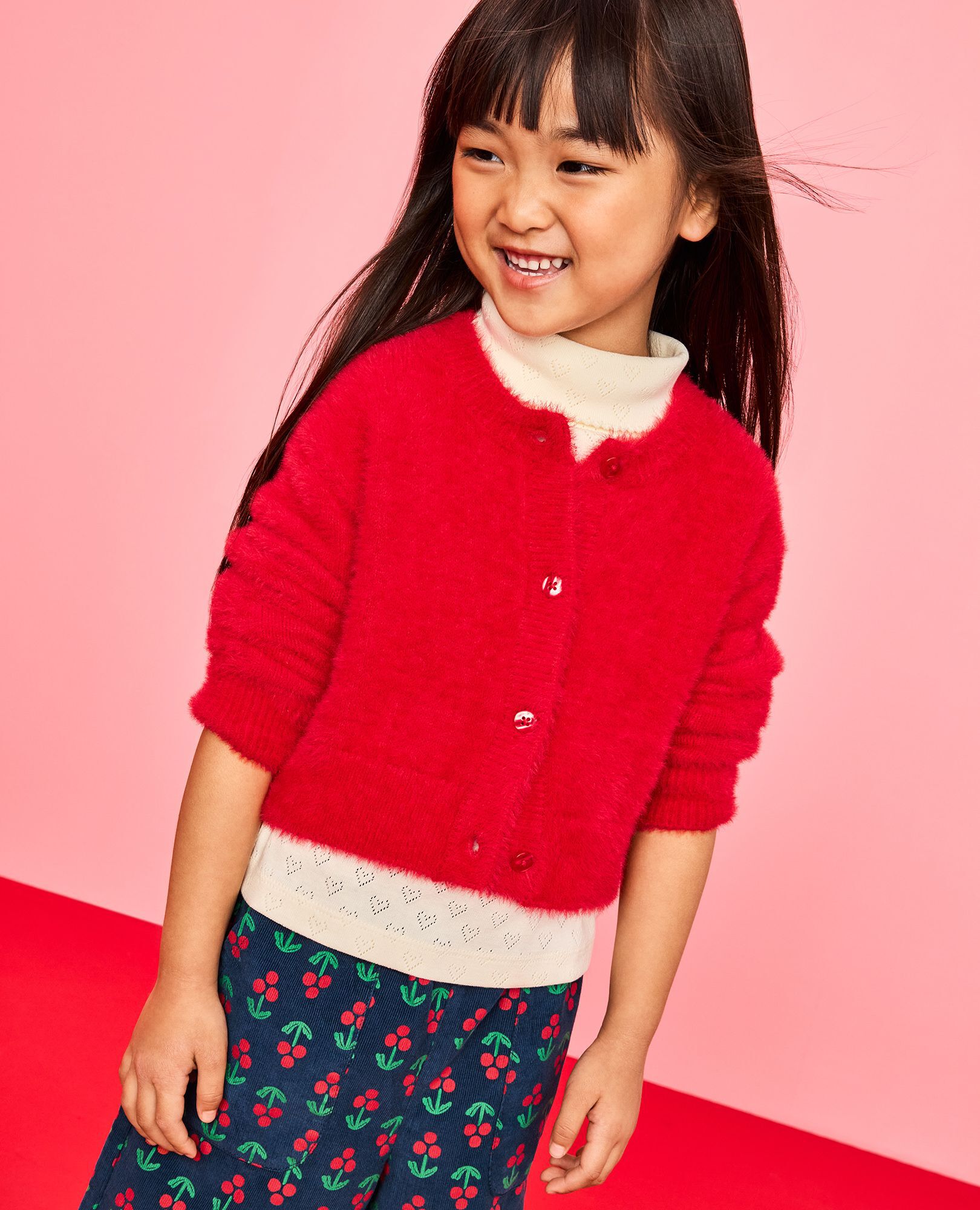 Cropped Feather Cardigan - Image 4