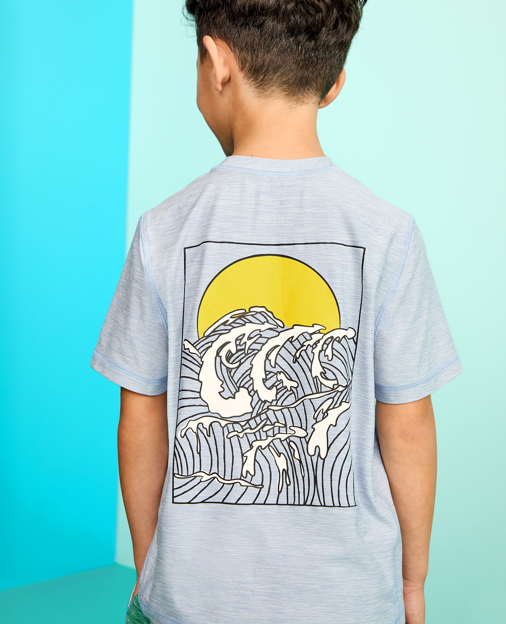 Relaxed Fit Active UV Graphic T-Shirt - Image 7