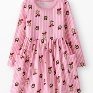 Dr. Seuss Grinch Long Sleeve Playground Dress with Pockets