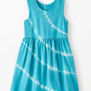 Sleeveless Tie-Dye Dress with Pockets