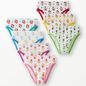 7-Pack Disney Princess Organic Cotton Hipster Underwear
