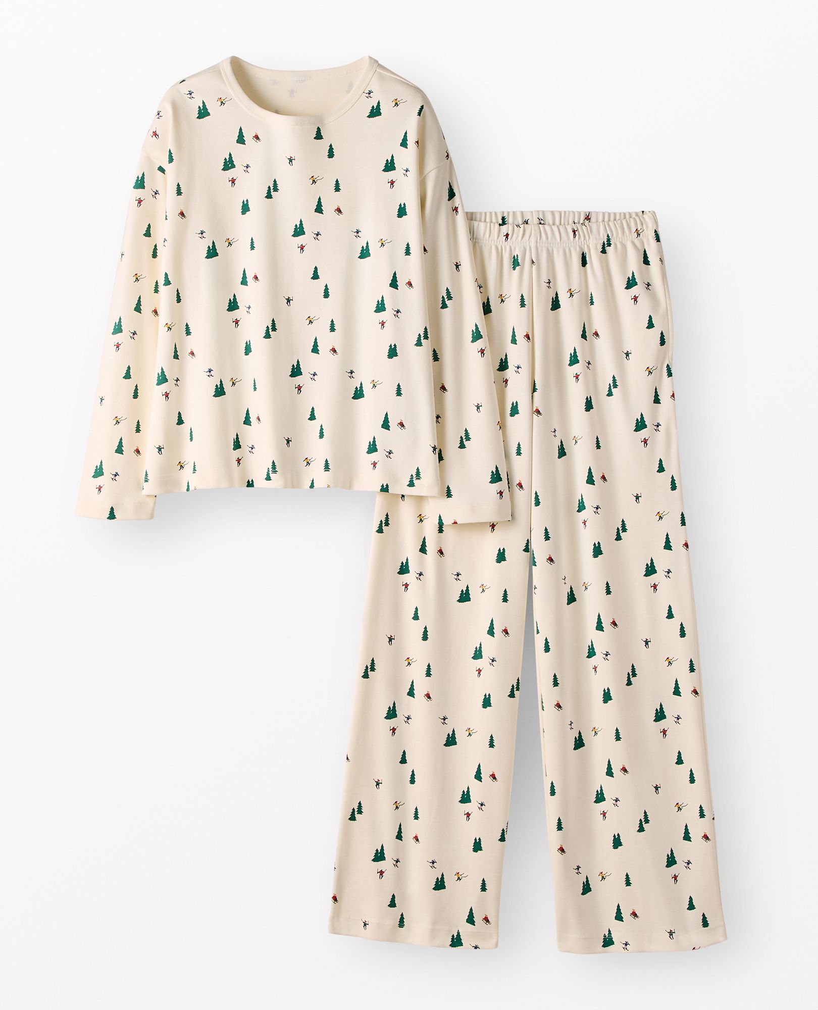 Women's Holiday Wide Leg Pajama Set