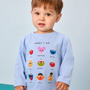 Sesame Street Relaxed Fit Long Sleeve Tee